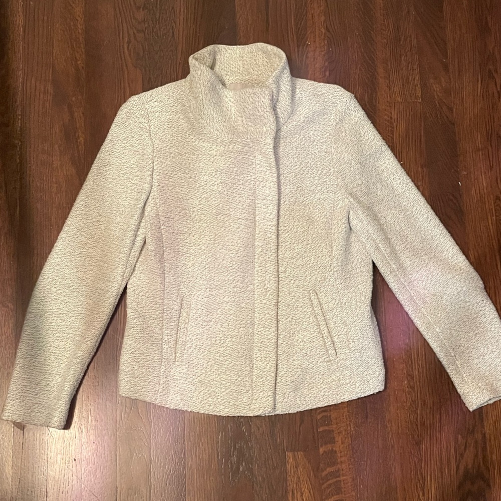 Loft Funnel Collar Jacket Size Large Petite